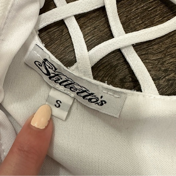 Stilletto’s Size Small White Dress - Picture 6 of 6